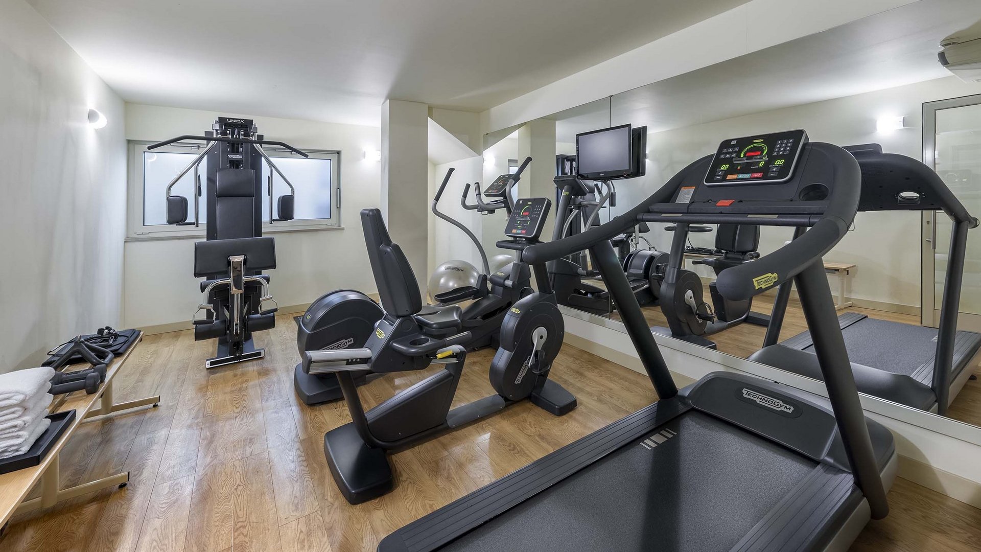 Hotel Villa Rosa: unser Fitnessbereich