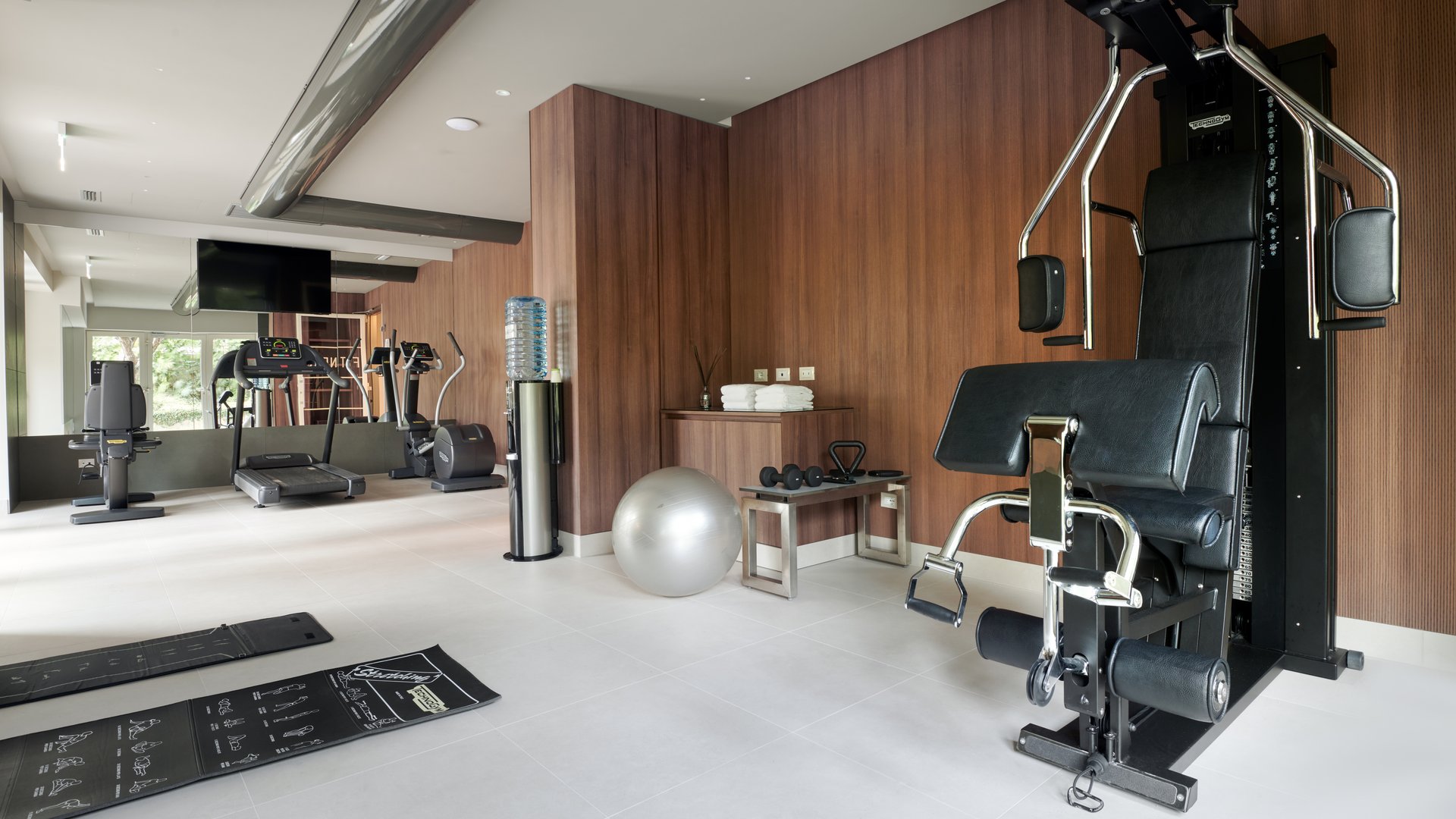 Hotel Villa Rosa: unser Fitnessbereich