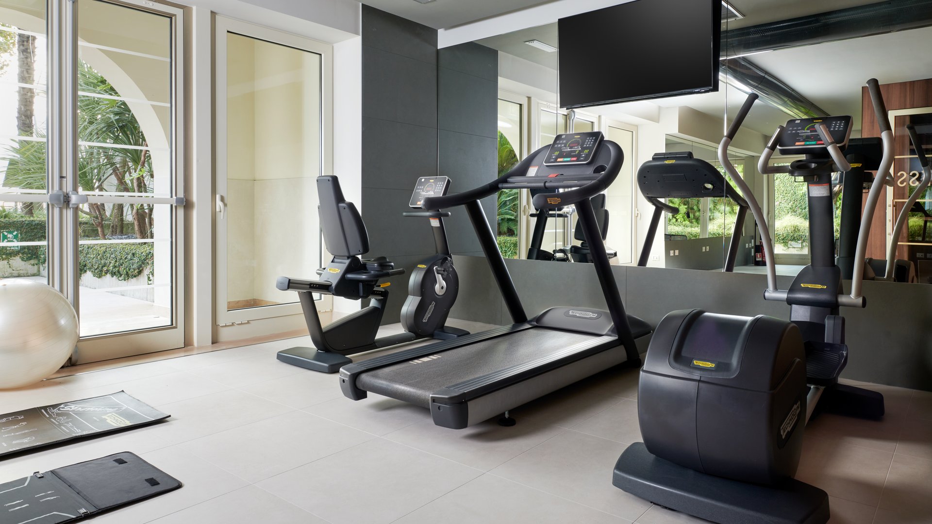 Hotel Villa Rosa: unser Fitnessbereich Hotel Villa Rosa: unser Fitnessbereich